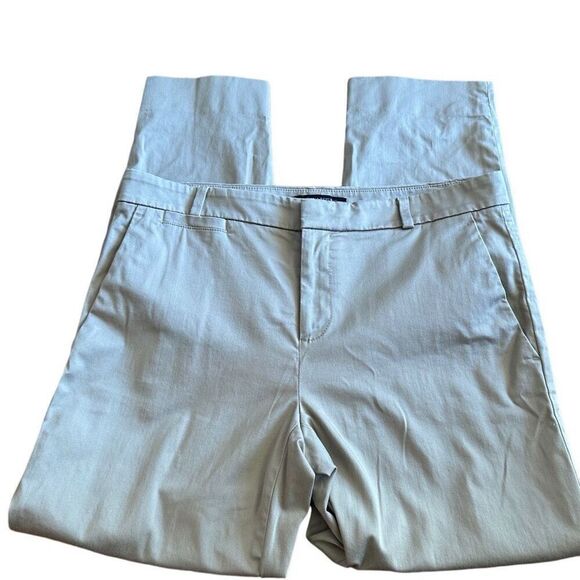 Banana Republic Avalon khaki chino pants - size 6 - Picture 1 of 5